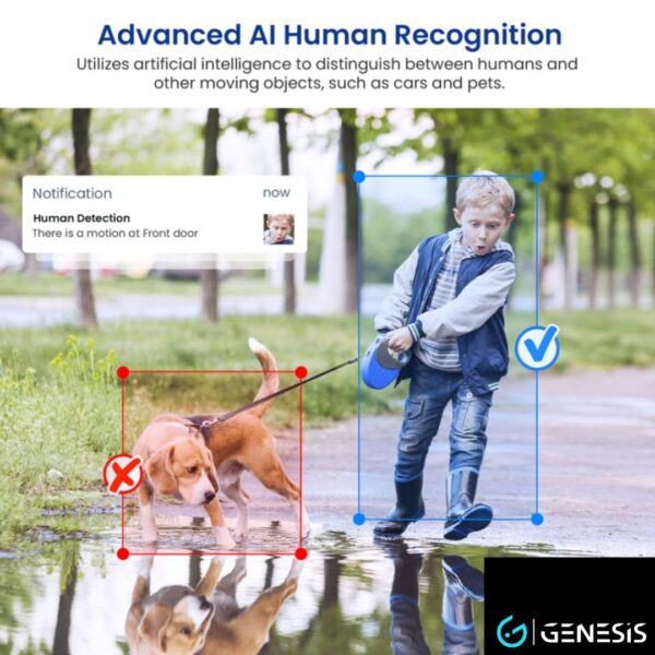 [FREE Installation] GENESIS WD14 Outdoor Wifi Video Doorbell Camera (Dual Camera) - Image 5