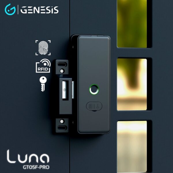 [FREE Installation] GENESIS Luna™  GT05F-PRO Slimest Palm Vein & 3D Face Recognition Dual Sync Gate Lock - Image 4